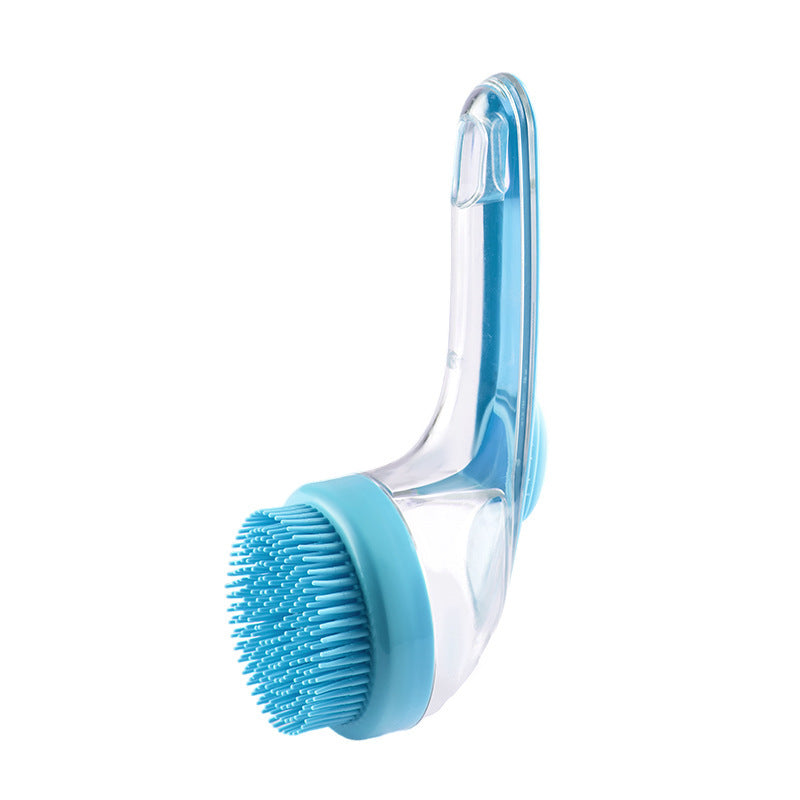 Long Handle Dual-Head Pet Bathing Brush
