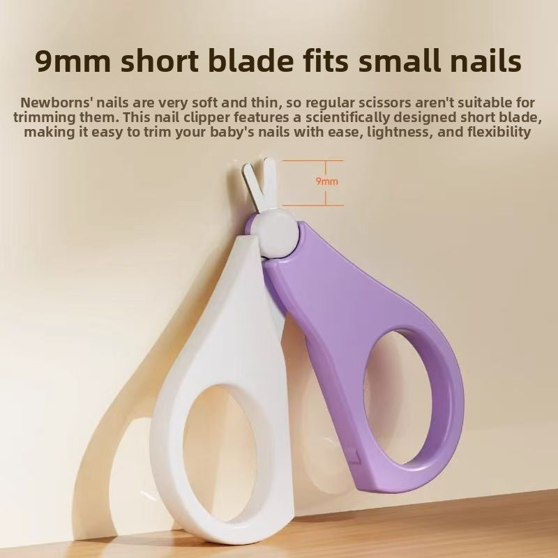 4-Piece Baby Nail Care Safety Grooming Kit Anti-Pinch Clipper Set
