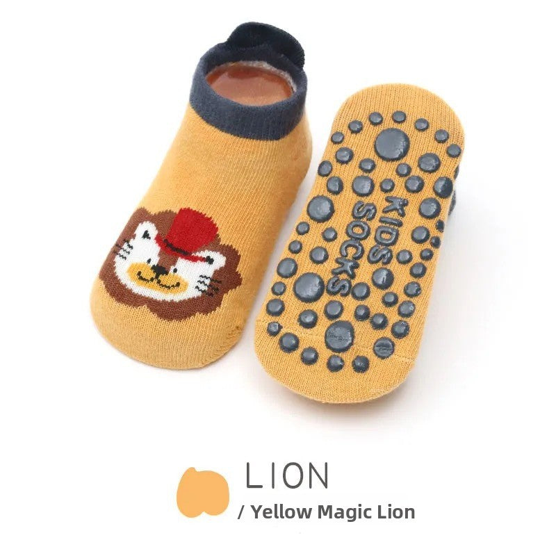 Baby Non-Slip Cotton Socks with Cartoon Designs