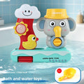 Cute Elephant Suction Cup Rotating Spray Bath Toy for Kids