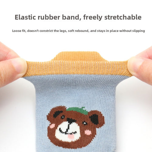 Baby Non-Slip Cotton Socks with Cartoon Designs