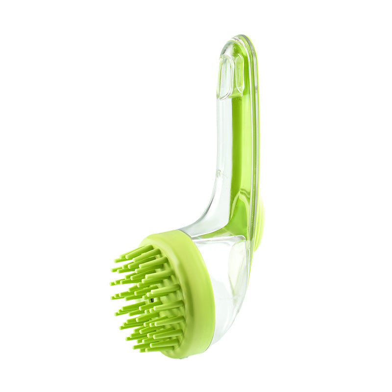 Long Handle Dual-Head Pet Bathing Brush
