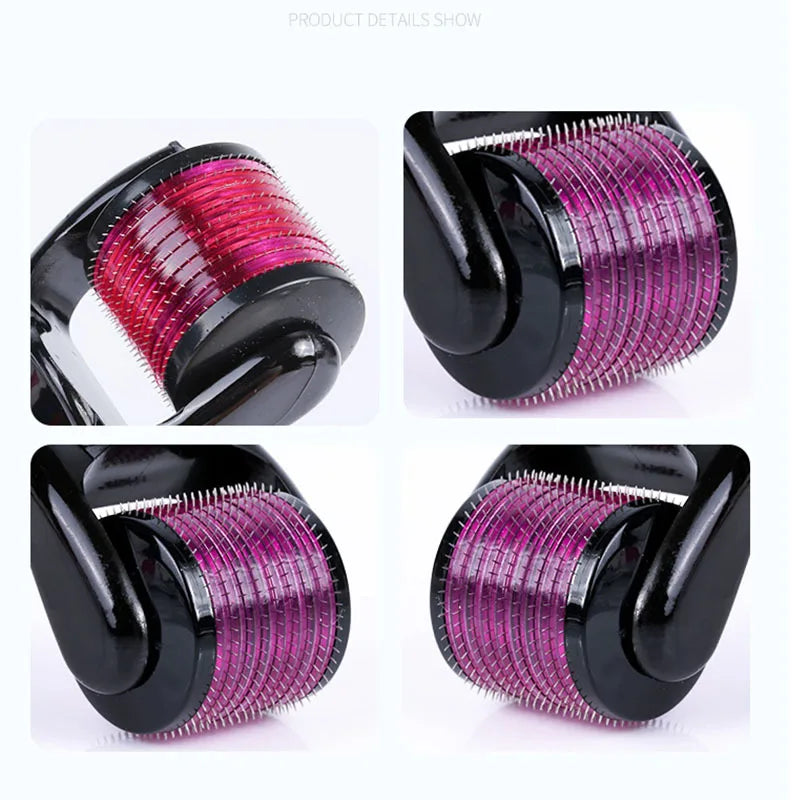 1PCS 540 Micro Needle Roller High Quanlity Medical Titanium 0.2mm Length Derma Roller Mezoroller For Skin Care Hair Beard
