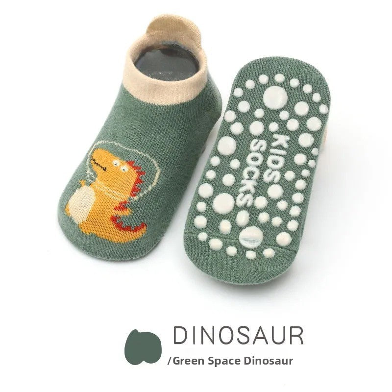 Baby Non-Slip Cotton Socks with Cartoon Designs