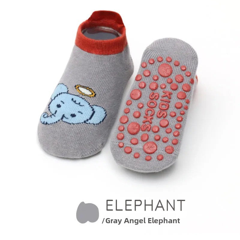 Baby Non-Slip Cotton Socks with Cartoon Designs