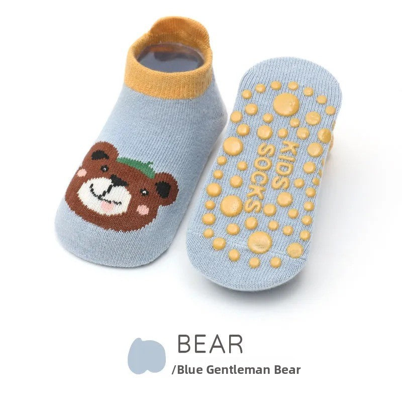 Baby Non-Slip Cotton Socks with Cartoon Designs