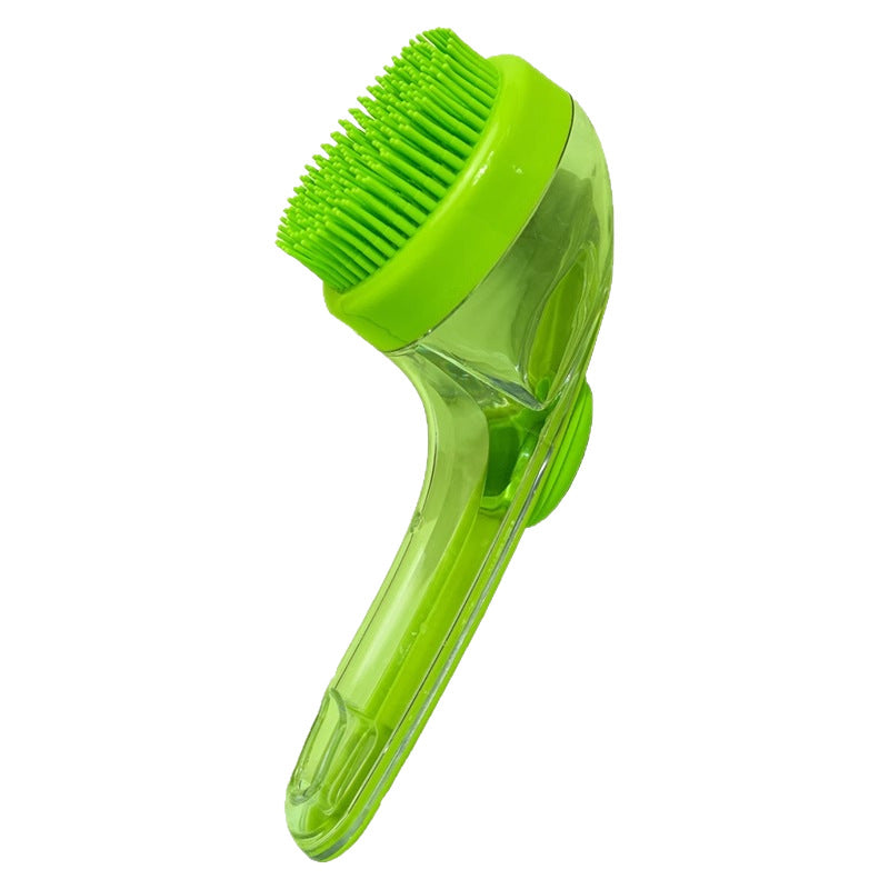 Long Handle Dual-Head Pet Bathing Brush