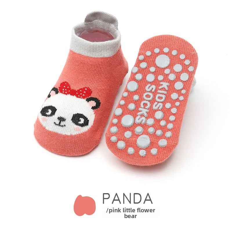Baby Non-Slip Cotton Socks with Cartoon Designs